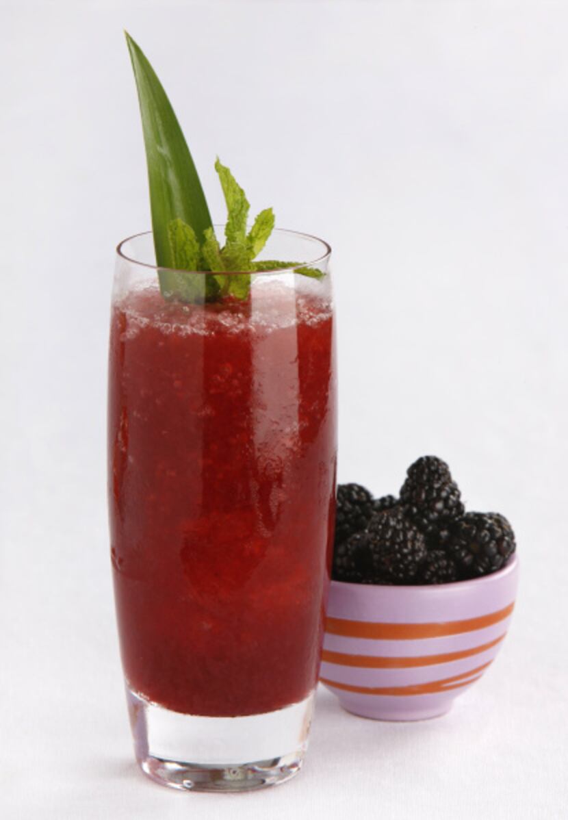 Port of Call features rum and Blackberry Syrup. Accessories available at Dahlgren Duck.