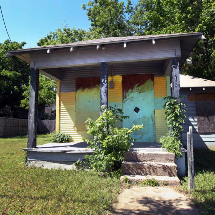 This abandoned house on Noah Street, near Cliff Street, is located in "Area D" - called the...