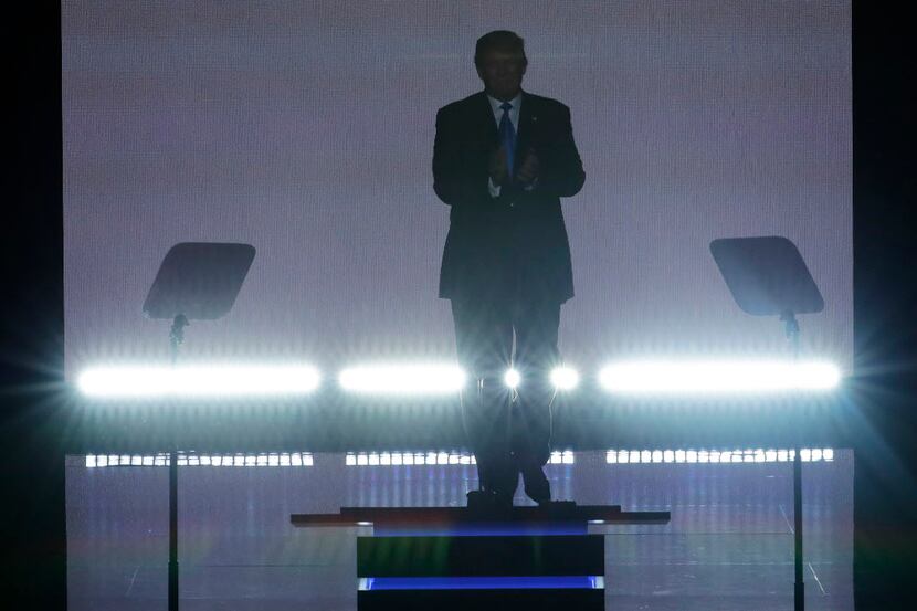Donald Trump, a reality TV veteran and promoter, gave himself a dramatic entrance to...