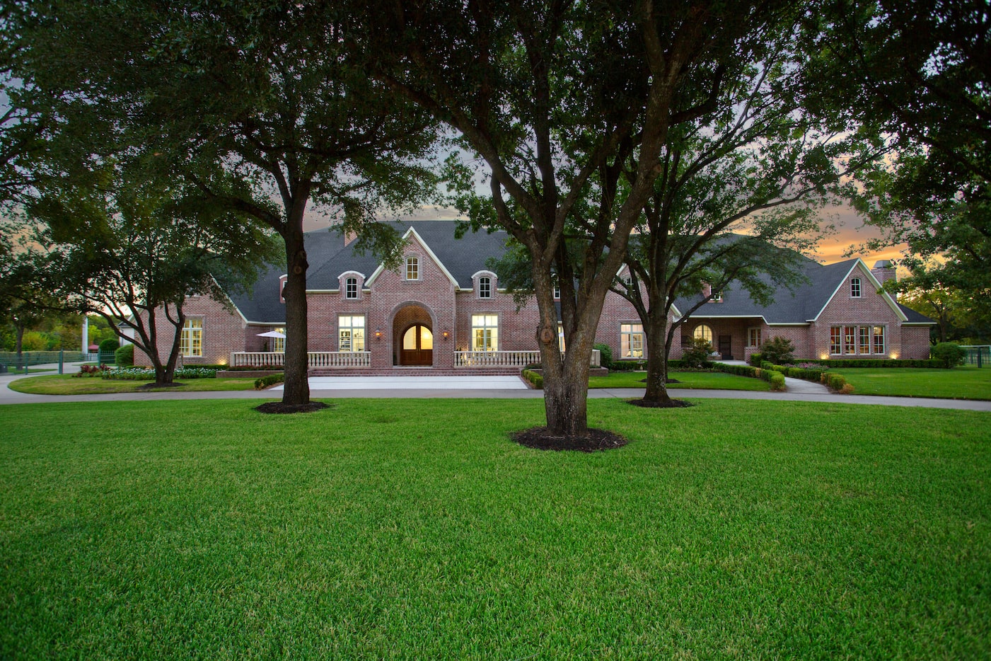 A six-bedroom, nine-bathroom home with an indoor pool at 400 Victorian Drive in Waxahachie...