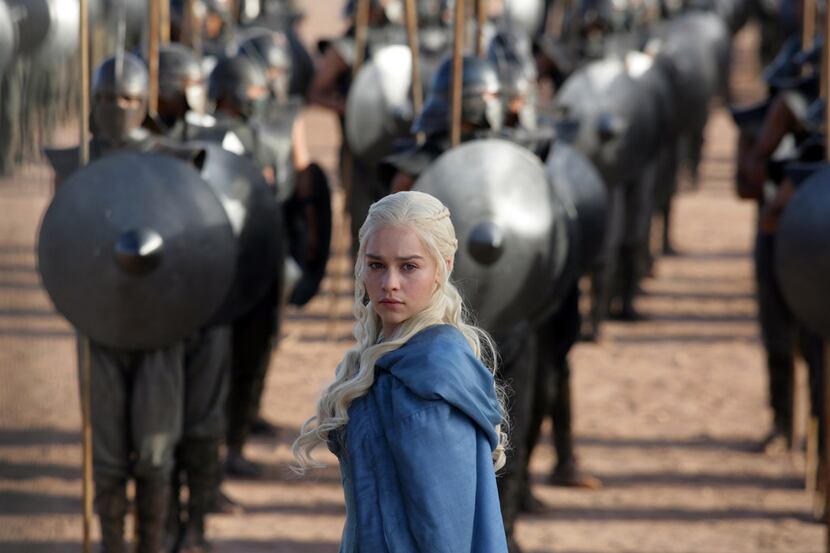  Emilia Clarke plays Daenerys Targaryen in  "Game of Thrones." 