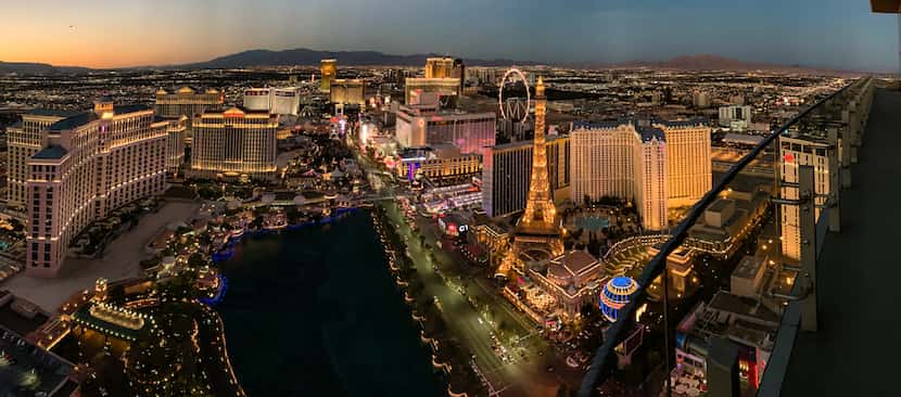 The Las Vegas Strip feels magical at night.