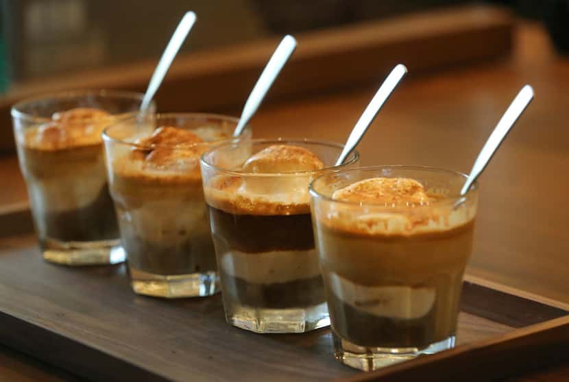 Starbucks serves ice cream? The new Starbucks Reserve Bar in Dallas does. Here's the house...