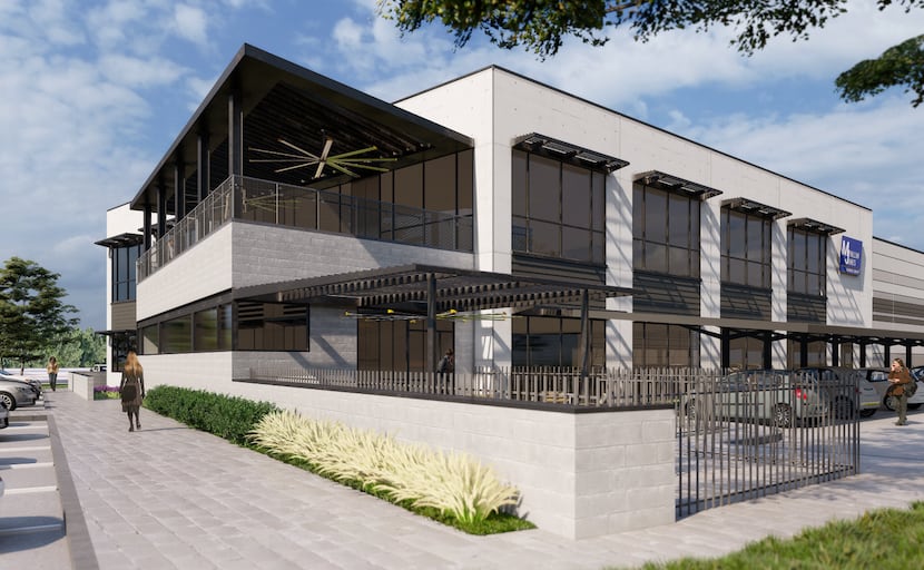 McMillan James Equipment Co. is building a new office and warehouse in Grapevine.