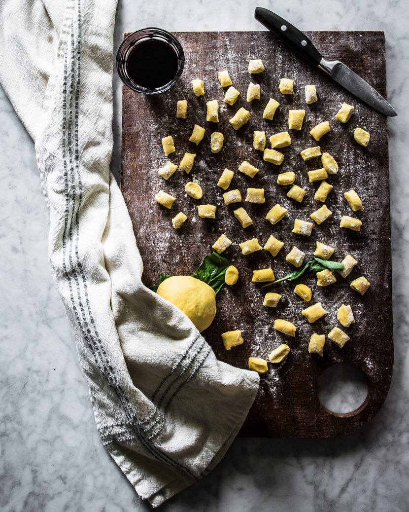 Homemade ricotta gnocchi