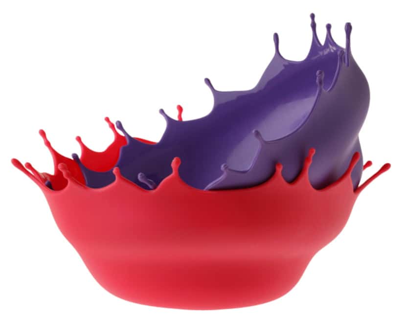 Splish splash: The Dropp! silicone serving bowl offers flexibility for serving fruit, bread...