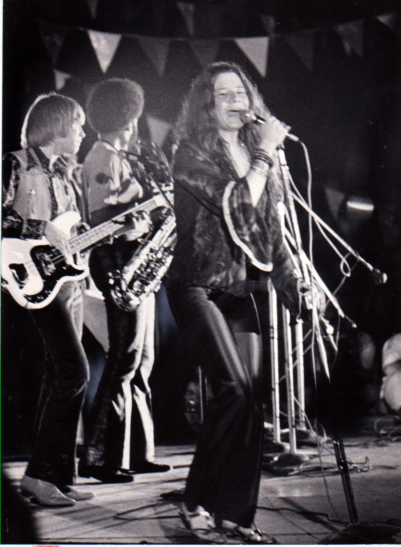 Janis Joplin performs at the Texas International Pop Festival at Lewisville, Texas.