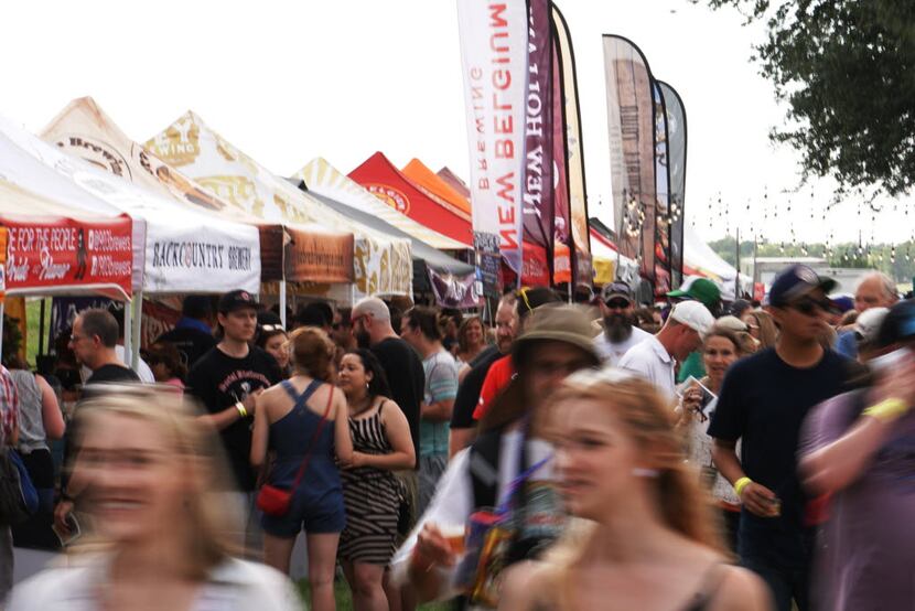 Thousands came out to the Untapped Music & Beer Festival at Panther Island in Fort Worth,...