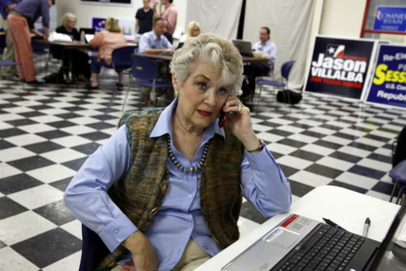 Delys Jarvis phoned Ohio voters on behalf of Republican presidential nominee Mitt Romney...