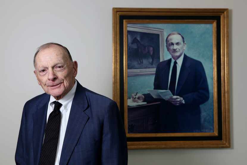 Jim Coleman, of Carrington Coleman Sloman & Blumenthal was photographed in his office on May...