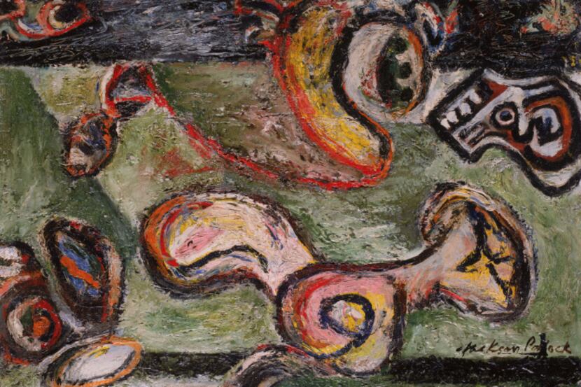 "Composition," Jackson Pollock, part of the "To See As Artists See: American Art from the...