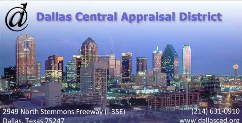 Dallas Central Appraisal District's web site, shown here, was down for 10 weeks in a...