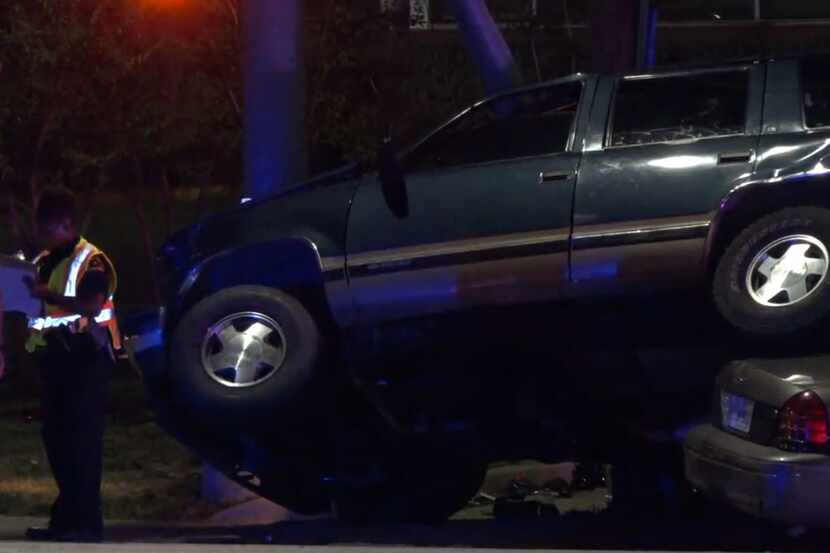 The crash at Ledbetter and Veterans drives killed the driver of a Chevy Tahoe and injured...