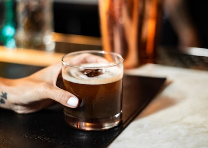 Kessaku, a sushi lounge in downtown Dallas, has a great espresso martini.