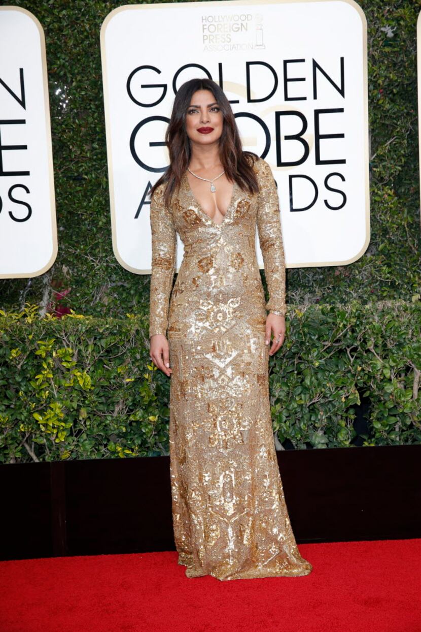 Priyanka Chopra at the 74th Annual Golden Globe Awards 