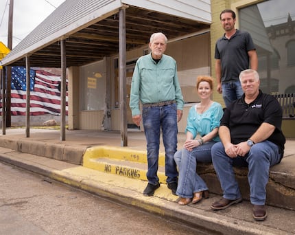 Bill Smith (left) will reopen Bill Smith's Cafe in Van Alstyne in a building owned by Billy...