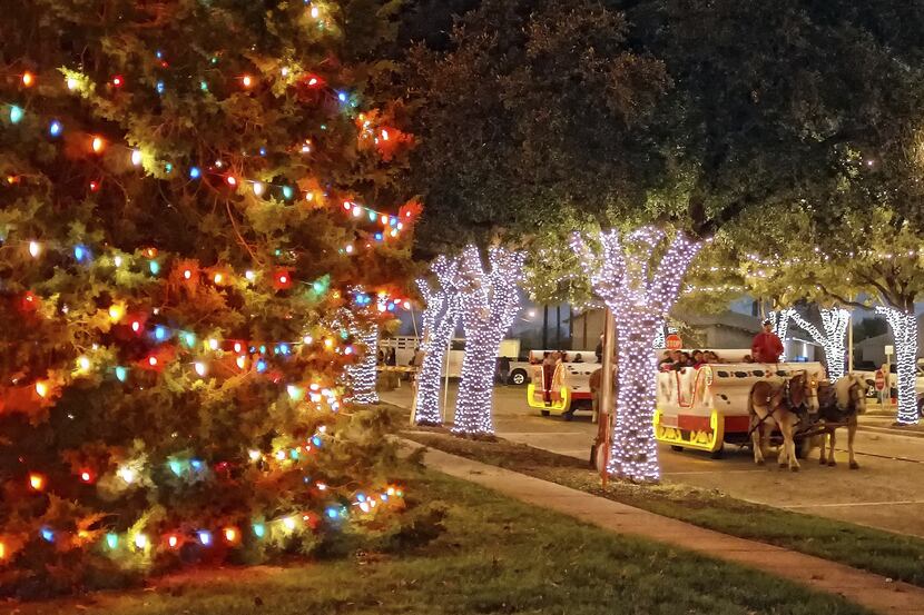 Garland’s light display will run each night from 7 to 10 p.m. through New Year’s Day. For...