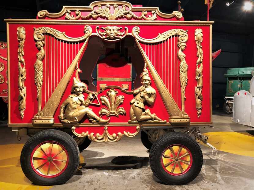 Museum visitors can get up close and personal with original circus train cars used in the...
