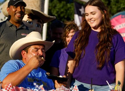 Josey Mayes, 22, is the youngest State Fair of Texas concessionaire to win a Big Tex Choice...