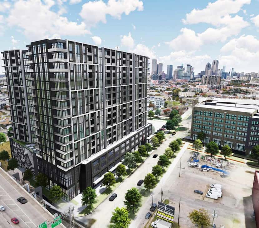 Larkspur Capital's planned Juniper apartment tower was originally planned for 19 stories.