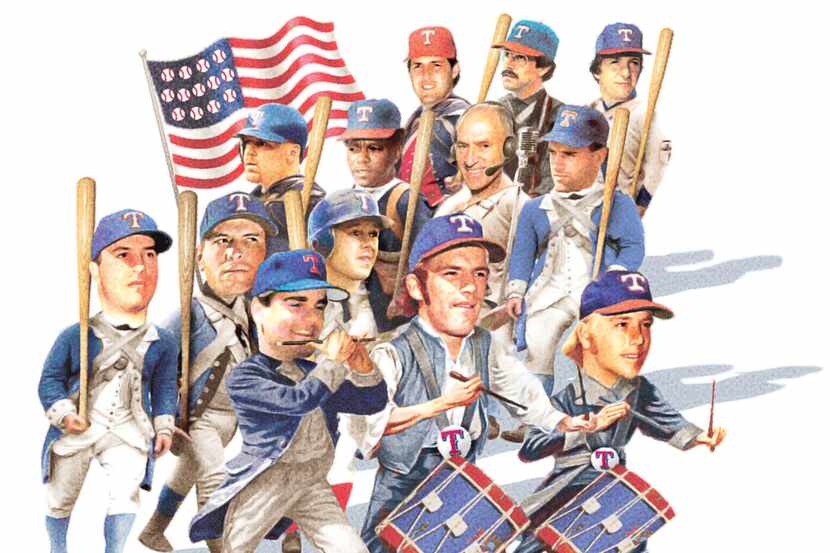 The Texas Rangers' representatives from the United States of America's original 13 colonies. 