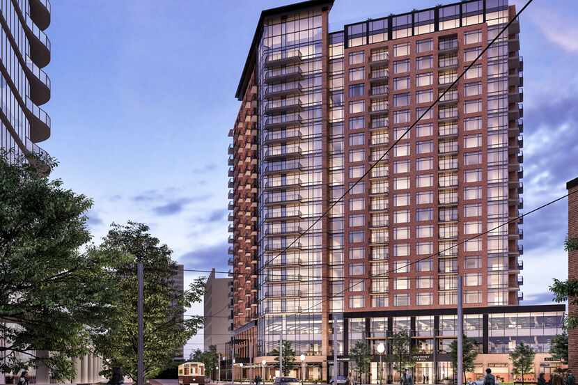Endeavor Real Estate's McKinney Avenue tower will include 290 apartments plus office and...