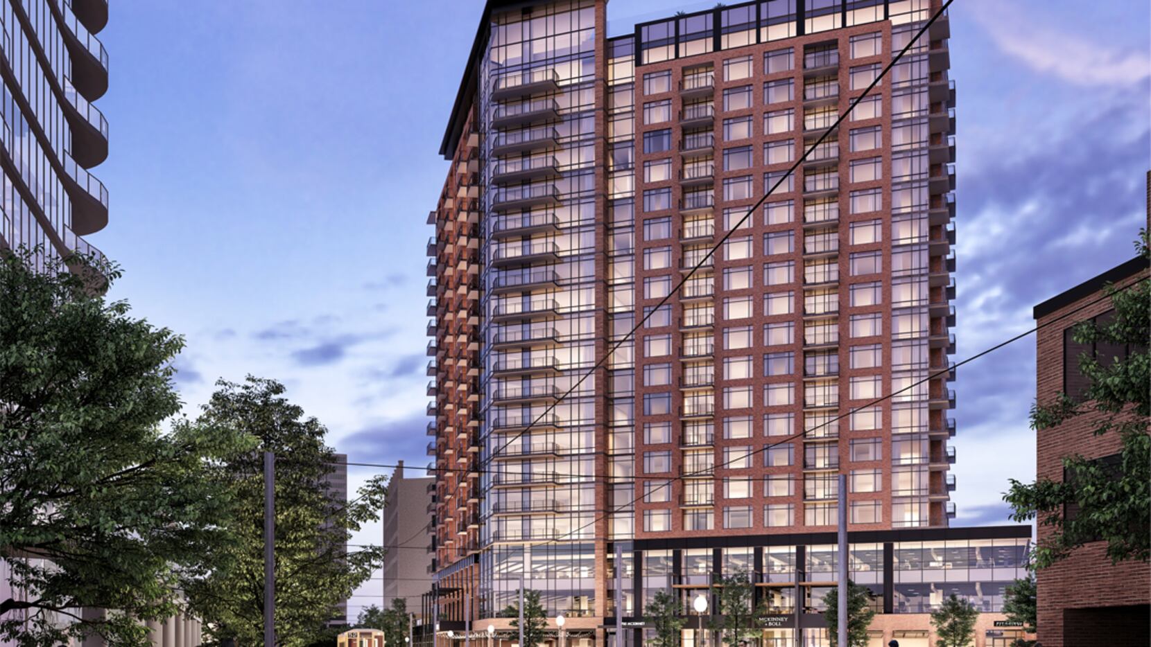 Endeavor Real Estate's McKinney Avenue tower will include 290 apartments plus office and...