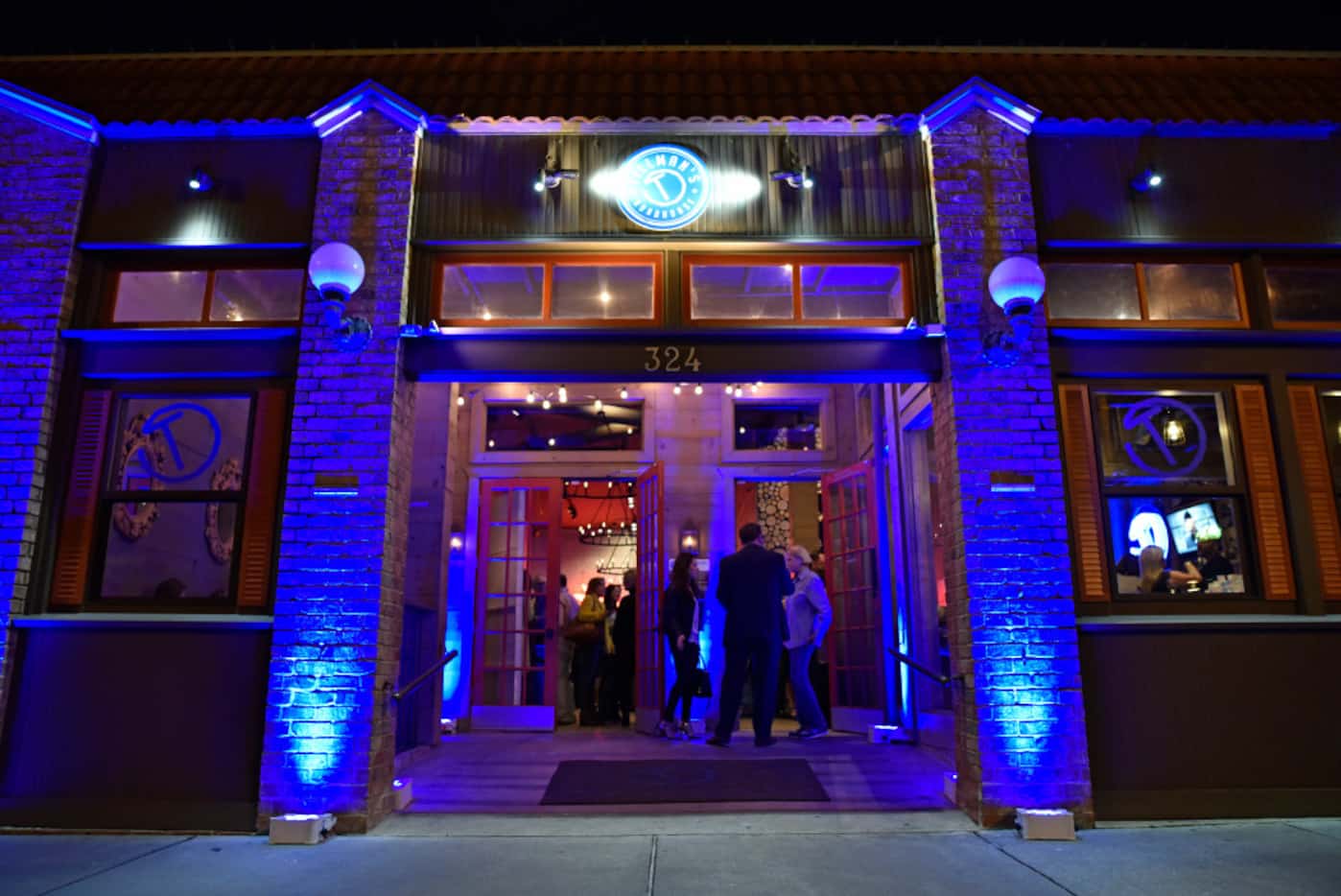 The outside of Tillman's Roadhouse restaurant in Bishop Arts during a relaunch party for the...