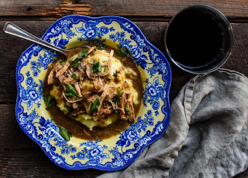 Slow Cooker Mustard Marsala Chicken by Rebecca White