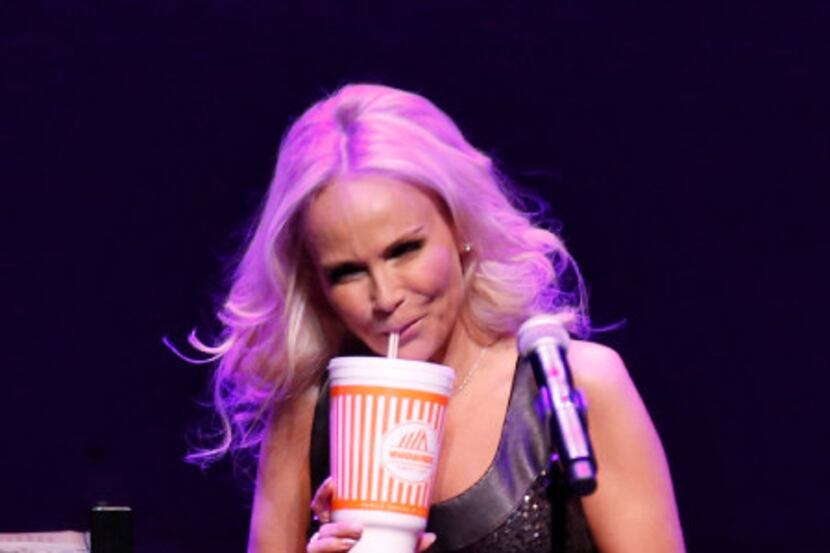 Kristin Chenoweth talks about how much she loves Whataburger during her performance at...