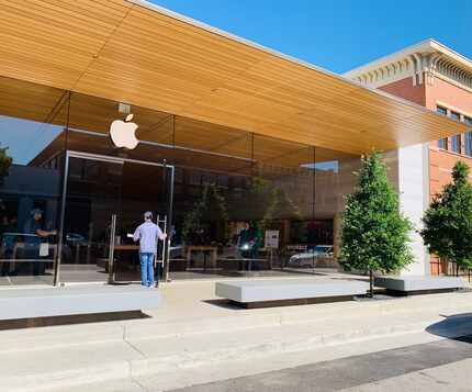 The new Apple Store at Southlake Town Square opened in November 2018.