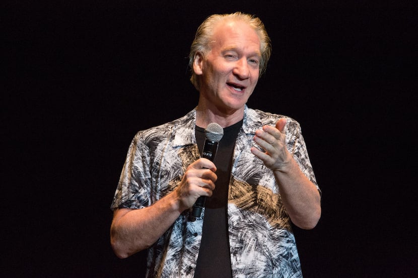Comedian Bill Maher entertains a sold-out crowd at Fair Park Music Hall in Dallas on Sunday...