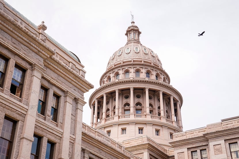 A general view of the Texas Capitol during the 87th Texas legislature on Friday, May 7,...