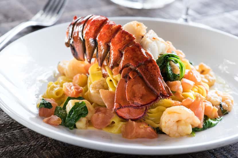 Princi Italia's Valentine's Day menu will include Saffron Fettuccini & Canadian Lobster.