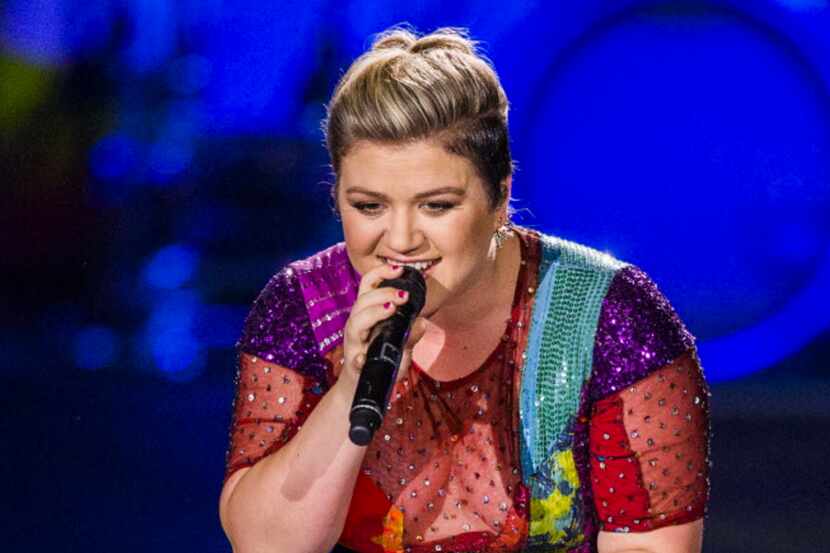 Kelly Clarkson performs on Sunday, August 30, 2015 at Gexa Energy Pavilion in Dallas. About...
