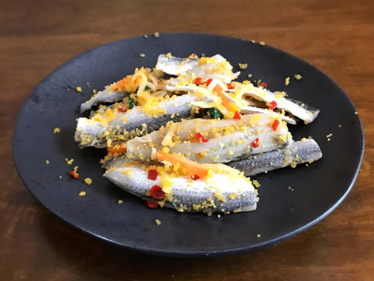 Pickled sardines from Mitsuwa Marketplace