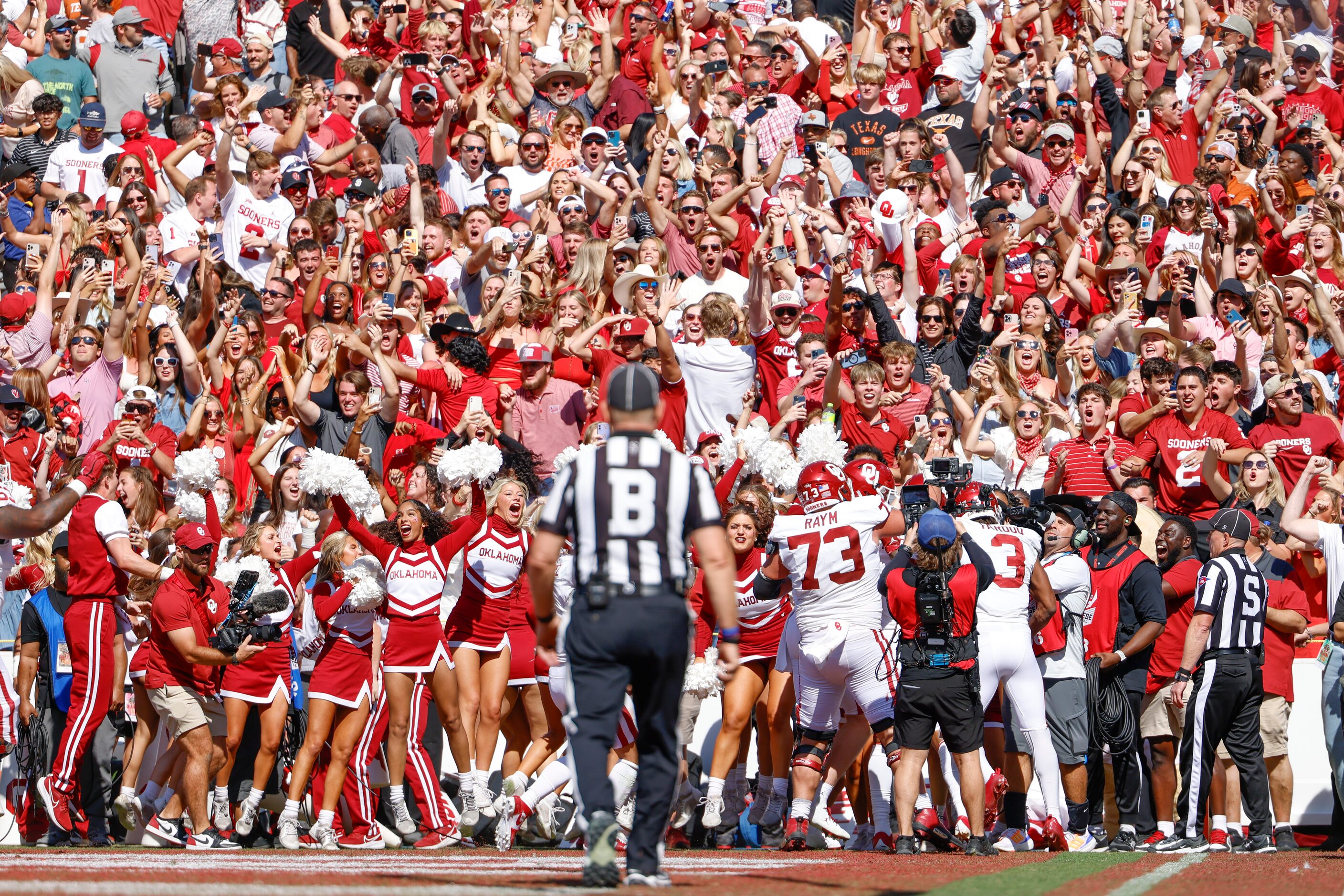 During the Red River Showdown at the Cotton Bowl, on Saturday, Oct. 7, 2023, in Dallas.