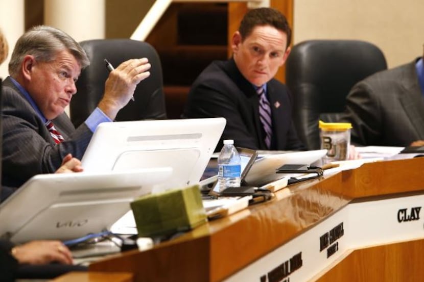 Dallas County Commissioner Mike Cantrell (left) is one of two commissioners accusing County...