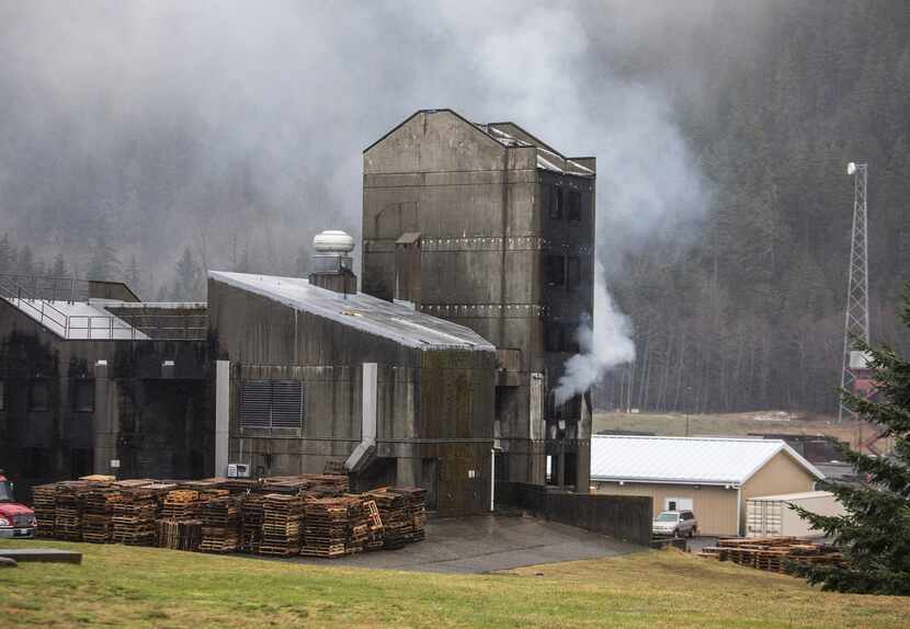Part of the Washington State Patrol's Fire Training Academy in North Bend, Wash., has been...