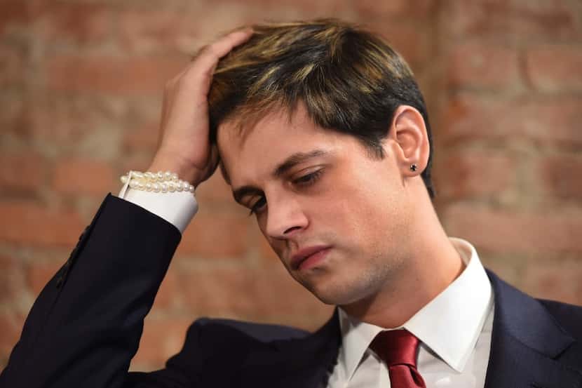 Conservative firebrand Milo Yiannopolous struck a somber tone during Tuesday's news...