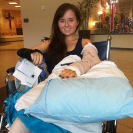  Cassidy Smith underwent 15 surgeries while recovering from a nearly fatal car accident last...