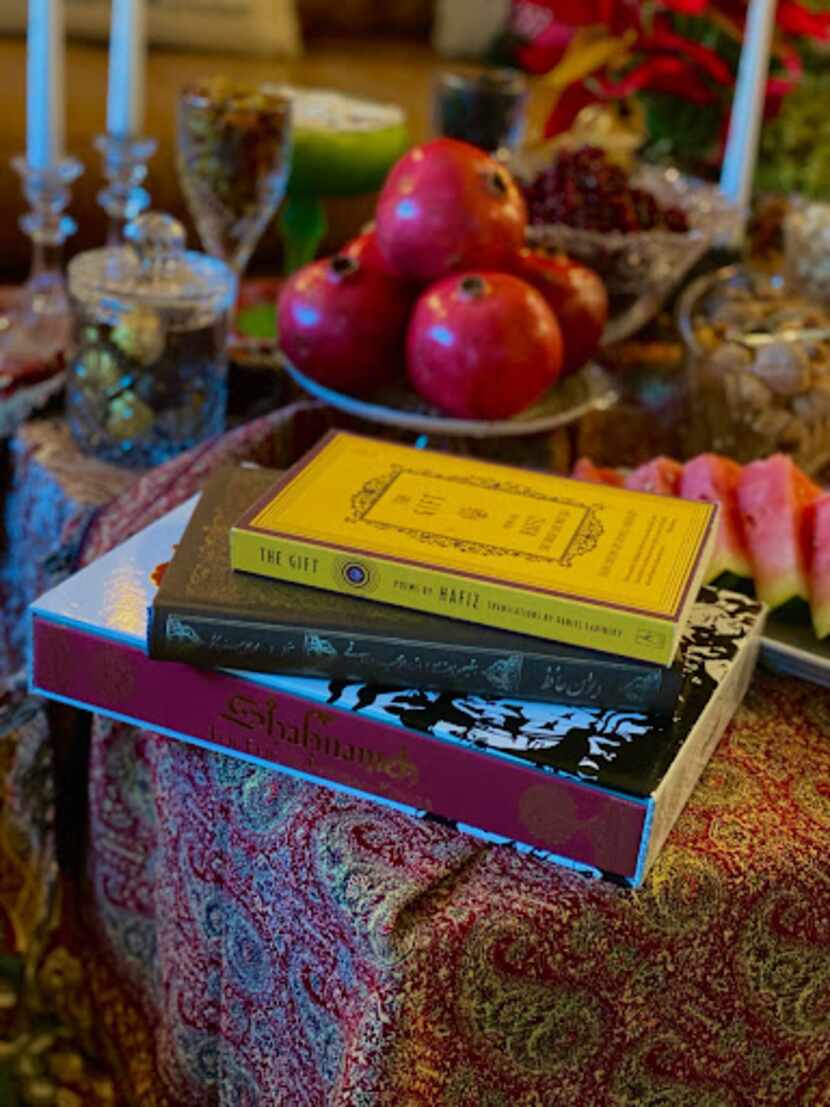 It is tradition on Yalda Night to read Persian poetry from "The Gift" by Hafez and...