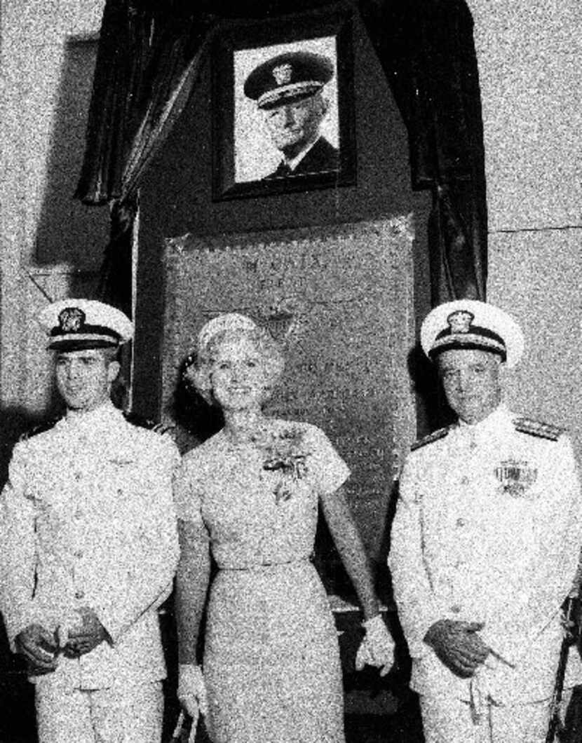 In this July 14, 1961, photo Lt. John McCain III (left) and his parents, Rear Admiral John...