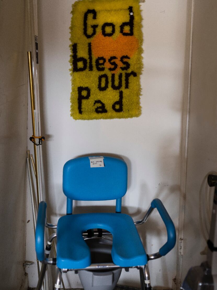 "God Bless Our Pad"