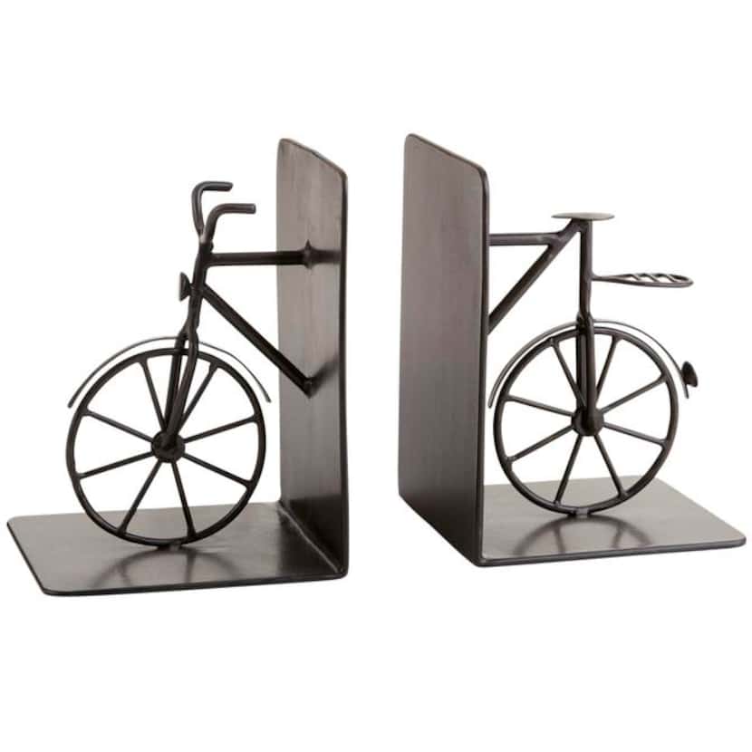 
Children who ride bikes to school will appreciate these whimsical bookends. Hand-painted...