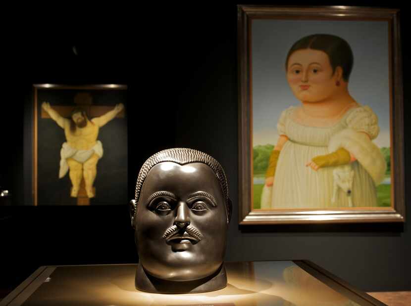 FILE - Columbian artist Fernando Botero's artwork is showcased at the the Bowers Museum:...