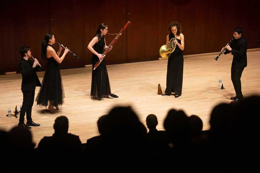 WindSync, a Houston-based wind quintet, performs a concert at Southern Methodist...