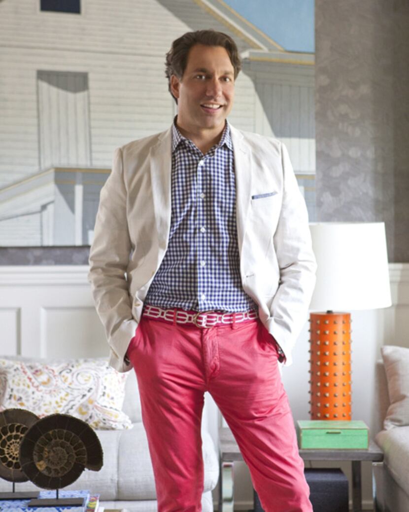 Celebrity interior designer, Thom Filicia at the Grace Bay Resorts.  Filicia will bring his...