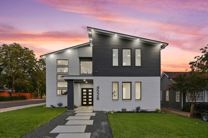 The newly constructed five-bedroom home at 4528 W. Amherst Ave. is situated on a corner lot...