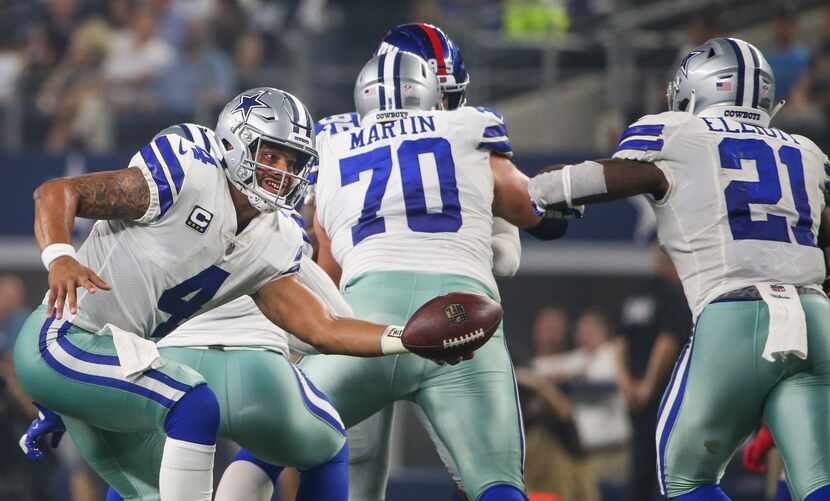 Dallas Cowboys quarterback Dak Prescott (4) (Ryan Michalesko/The Dallas Morning News)